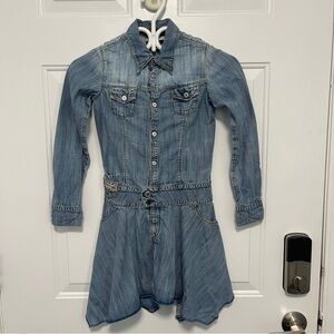 DIESEL Denim Dress with Pockets! Girls size 8